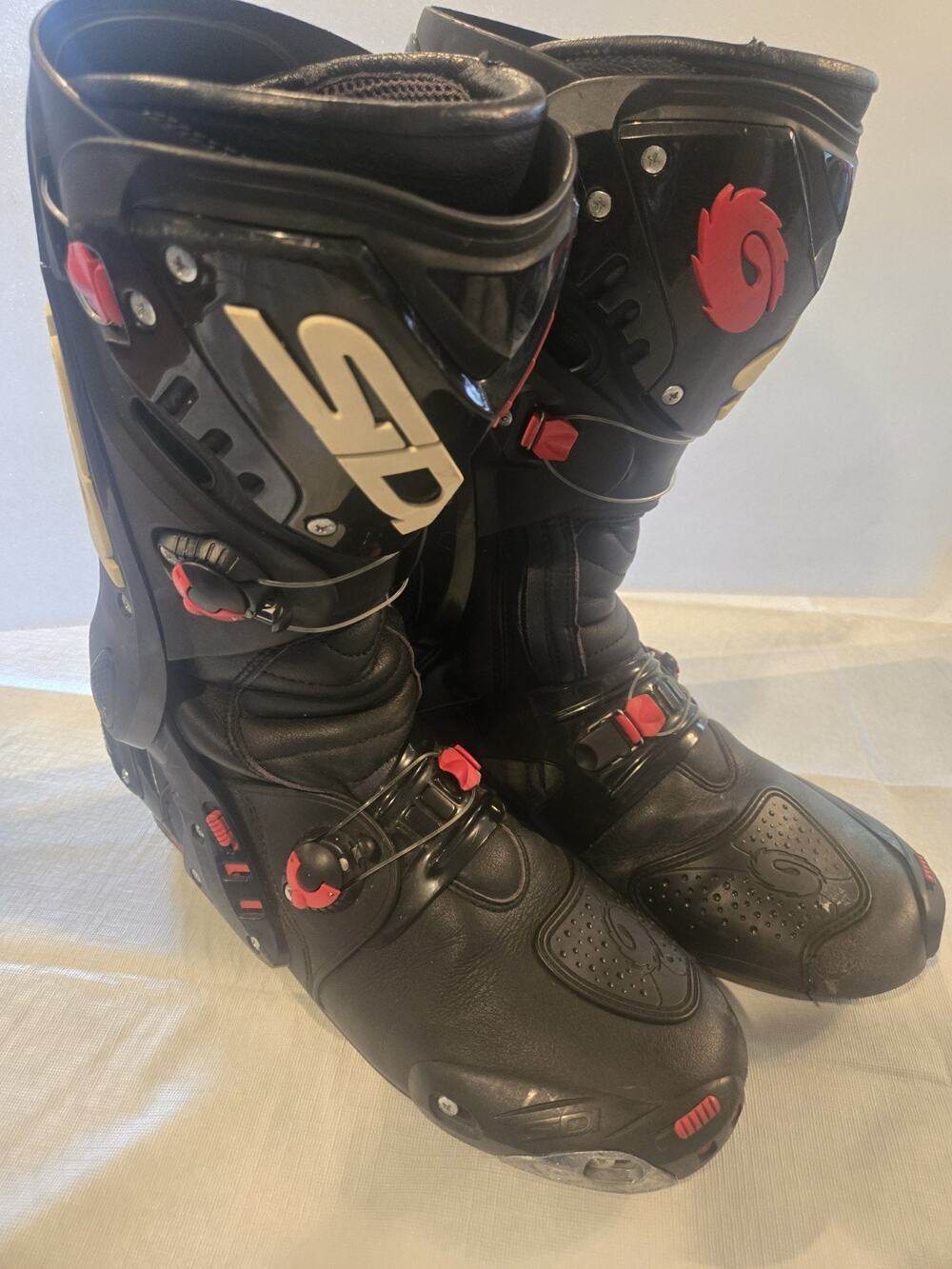 Sidi Vortice Air Motorcycle Racing Boots Size 47 Nice